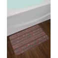 thumbnail image 2 of Boho Bath Mat, Hand Drawn Composition of Triangles Colorful Ethnic Latin American Folklore Motifs, Non-Slip Plush Mat Bathroom Kitchen Laundry Room Decor, 29.5 X 17.5 Inches, Multicolor, Ambesonne, 2 of 2