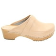 thumbnail image 2 of BJORK Maja Open Back Wood Leather Clogs (Nude - EU38), 2 of 8