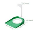 thumbnail image 3 of Hemoton 2pcs Golf Putting Practice Cups with Flags Portable Indoor Training Equipment for Office Use, 3 of 8