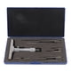 thumbnail image 1 of Micrómetro de profundidad Medidor de alta precisión de cabeza redonda Medidor de micrómetro de profundidad Herramienta de medición de calibre y 5 piezas de varillas de conexión(0-100 mm 4 pulgadas), 1 of 8