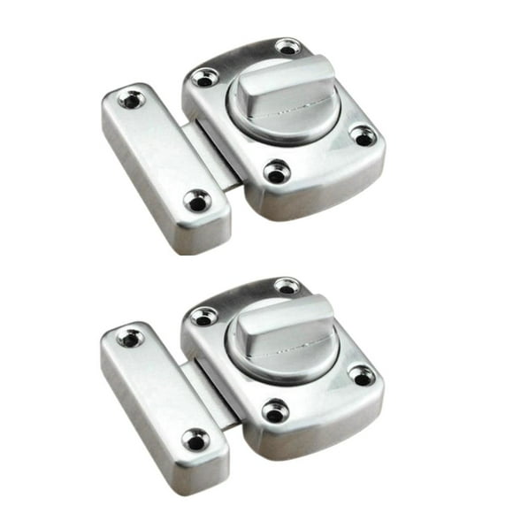 2Pcs Toilet Shed Door Locks/Catches/Latch Shed Turn Bolts Bedroom Gate Locks