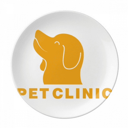 

Pet Clinic Puppy Dog Plate Decorative Porcelain Salver Tableware Dinner Dish