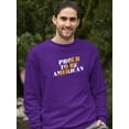 thumbnail image 2 of Proud To Be American Gold Sweatshirt Men -Image by Shutterstock, Male Large, 2 of 4