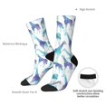 thumbnail image 2 of Yiaed Cool Giraffe Print Great elasticity Crew Socks Sports socks for Men and Women, 2 of 5
