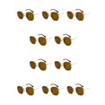 thumbnail image 3 of Sonducket Gafas de sol polarizadas con montura ligera para hombres y mujeres, materiales de protección a la moda, escamas de té dorado C5 hojuelas de té dorado C5 10Conjunto, 3 of 6