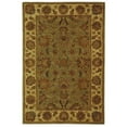 thumbnail image 6 of SAFAVIEH Heritage Regis Traditional Wool Area Rug, Green/Gold, 3'6" x 3'6" Round, 6 of 10