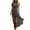 Dark Gray, variant on High-Low Maxi Dress for Women V-Neck Ruffle Trim Short Sleeve Dresses Flowy Boho Casual Vacation Sundress Green S