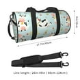 thumbnail image 5 of Sigee Cute Cows Printed Multi-compartment Sports Gym Bag for Men and Women Large Capacity Travel Bag, Overnight Bag, 5 of 8