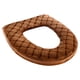 thumbnail image 2 of Funda de Inodoro con Cremallera, Diseño de Bordado Suave, Lavable a Máquina, Fácil Instalación, Protección Higiénica Duradera, Decoración para El Baño, Tamaño 43 X 37 X 3 Cm., 2 of 6