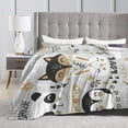thumbnail image 4 of Kll Fleece Blanket Plush Throw Blanket Funny Animals Series,Soft Fuzzy Cozy Flannel Blanket For Couch Sofa Bed.(40"X30"), 4 of 9
