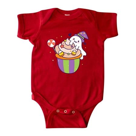 

Inktastic Ghost Cupcake Gift Baby Boy or Baby Girl Bodysuit