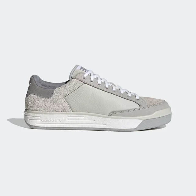 Adi-das Originals Rod Laver Shoes Leather Trainers in Grey / White