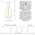 thumbnail image 2 of String Light Brightever, 7,6 m, 13 bombillas LED E12 impermeables, 2 of 7