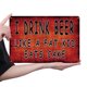 thumbnail image 5 of Placa Metal Vintage Bebo Pintura Hierro Rectangular Bar 30x20cm, 5 of 9