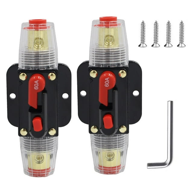 Circuit breaker switch for 12 V-24 V system Supports automatic reset Waterproof