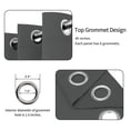 thumbnail image 4 of Cortinas Easy-Going 117x160 cm Aislantes Térmicas Gris 2 Paneles, 4 of 7