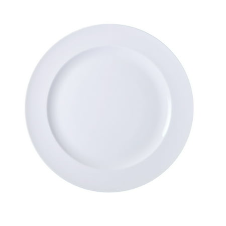 

London Round Salad Plate 8 1/4 Dia. Porcelain White Pack of 8