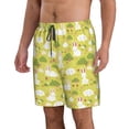 thumbnail image 2 of Naloa Easter Bunny Men's Beach Shorts, Surfing shorts, Swim trunks, Quick Dry Swim Trunks for Surfing Beach Fun - Small, 2 of 9