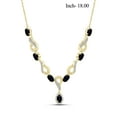 thumbnail image 3 of 4.00 Carat T.G.W. Sapphire And White Diamond Accent 14k Gold Over Silver 4-Piece Jewelry set, 3 of 9