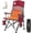Red, variant on Overmont Camping Chair with Lumbar Support for Adults - Oversized with High Back Supports 450 LBS - Heavy Duty Folding Chair Portable for Outdoor Lawn Patio Balcony with Patent No.: US D1.028.543 S