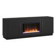 thumbnail image 1 of Henn&Hart 68" Black Grain MDF TV Stand, 1 of 4