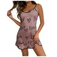 thumbnail image 2 of uublik Valentines Lingerie Set for Women Sexy Naughty Plus Size Babydoll Bodysuit Lace, 2 of 5