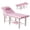 Pink, variant on 6 Leg Stationary Massage Table Spa Table with 30°Adjustable Backrest, 600Lbs Capacity, Heavy Duty PU Leather, Full Body Bed for Beauty Hairdressing Tattoo Therapy Treatment