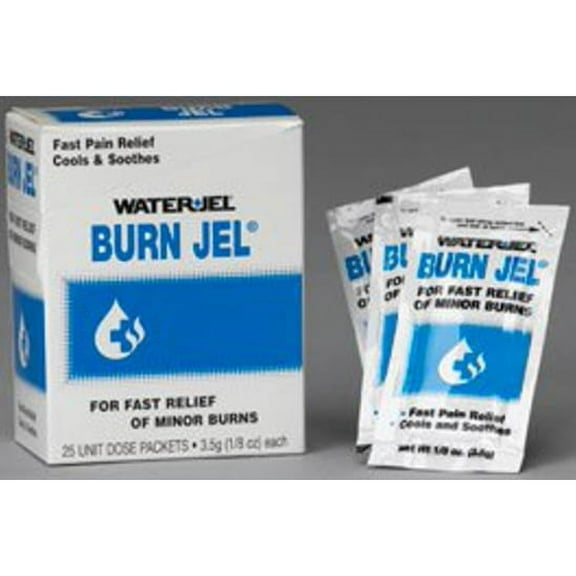 Water Jel Burn Jel Burn Relief, Topical Gel Individual Packet, 600U-1 - Box of 25