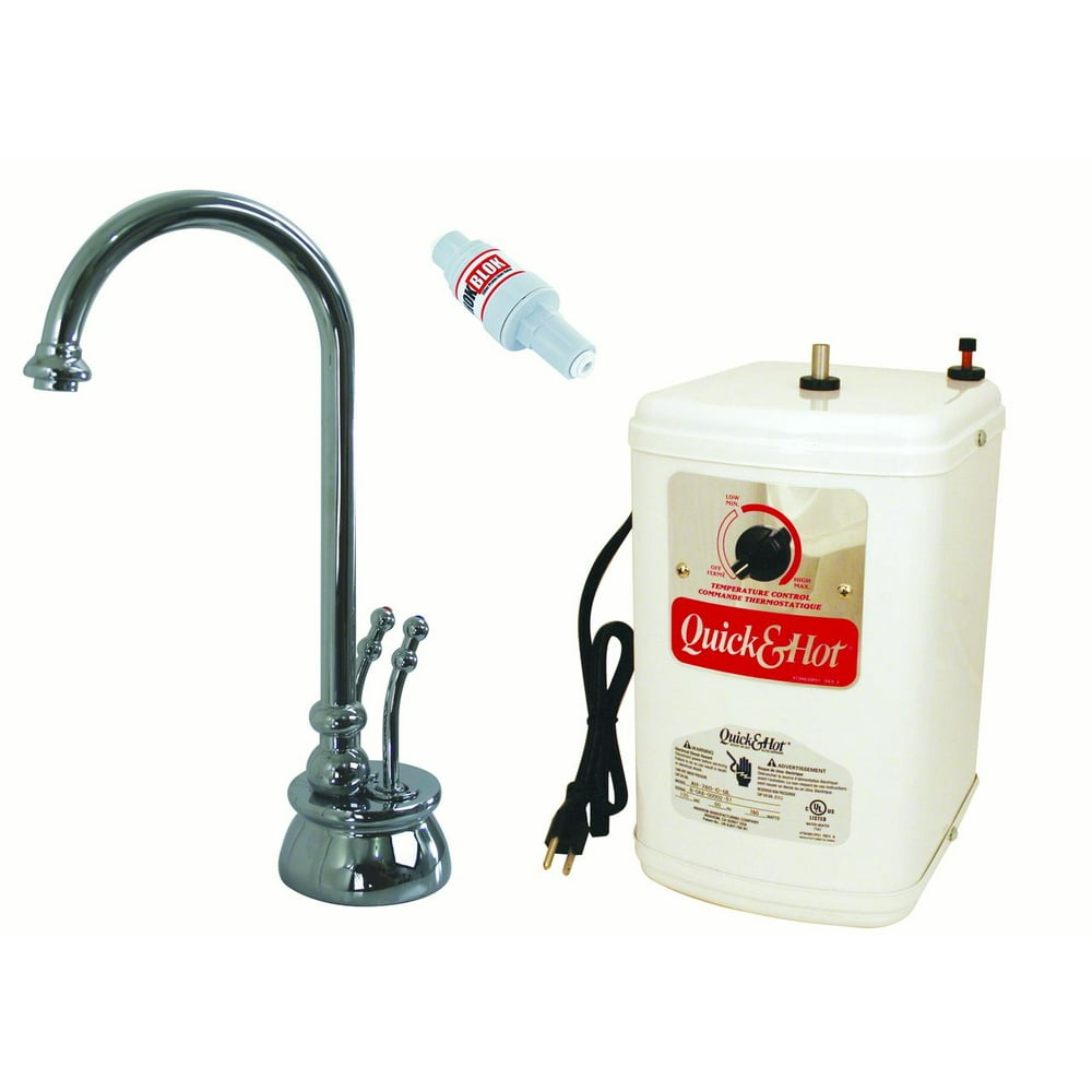 Westbrass Docalorah 2Handle Hot Water Dispenser Faucet with Hot Water