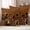 Brown Beige, variant on Brown Girls Boho Outdoor Waterproof Pillow Covers, Vintage Ethnic Abstract Art Decorative Square Throw Pillowcase Sofa Cushion Sham for Patio/Couch/Chair, 26"x26" 2 Pack
