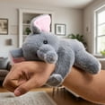 thumbnail image 4 of Stuffed Animal Slap Bracelets, 5.9 Inch Plush Animal Wrist(Panda/Tiger/Lesser Panda/Leopard/Koala/Elephant ),Cute Snap Bracelets In Bulk Easter Graduation Birthday Christmas Gifts(Elephant), 4 of 5