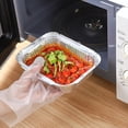 thumbnail image 4 of Airle 1 Set 1400ML/1500ML/1700ML Foil Pans Disposable Heat Resistant Oil-Proof Non-Stick Multiple Uses Food Container Square Shape Aluminum Foil BBQ Grease Pans for Kitchen, 4 of 8