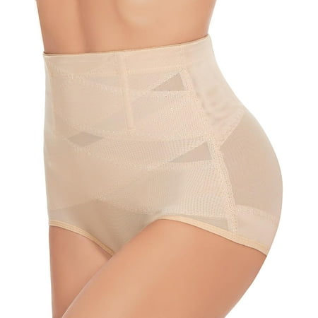 Tummy Control Shapewear Panties for Women-High Waisted Body Shaper Underwear Seamless Shapewear Panty Girdle