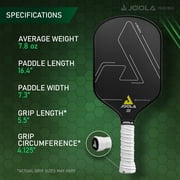 JOOLA Vision CGS 14mm Pickleball Paddle, Black, 7.8 oz.