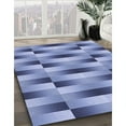 thumbnail image 3 of Ahgly Company Machine Washable Indoor Square Transitional Day Sky Blue Area Rugs, 7' Square, 3 of 7