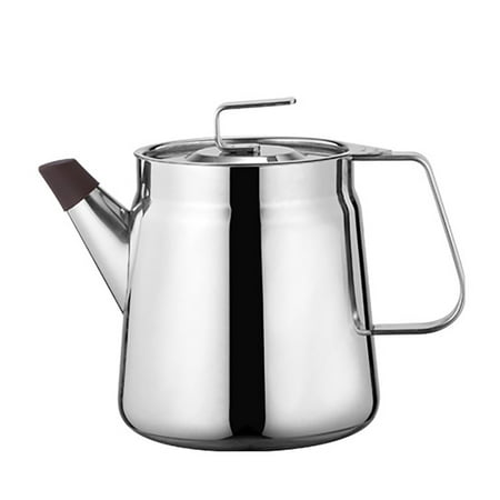 

LHWEN Stainless Steel Large Capacity Oil Fryer Combo Oil Filter Pot 304 Versatile Oil Filter Tank Cooking Frying Kitchen Home Restaurant Grease Lard Storage Container Ergonomic Handle Easy Pouring