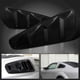 thumbnail image 2 of Kenally Para 05-14 Mustang 1/4 Quarter Side ABS Window Louvers Scoop Cover Vent KitM Automoción decorativa y accesorios, 2 of 5