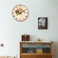 thumbnail image 1 of Reloj de pared de madera for sala de estar, dormitorio, cocina, decoración del hogar, reloj de cuarzo silencioso, regalo de vacaciones (sin pilas), 1 of 5