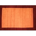 thumbnail image 1 of Ahgly Company Indoor Rectangle Abstract Orange Contemporary Area Rugs, 5' x 7', 1 of 1