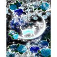 thumbnail image 1 of Diamante (DB6785) 5D DIY Pintado Flor Redonda y Luna (LD69) 45x60cm Hugtrwg Para estrenar, 1 of 1