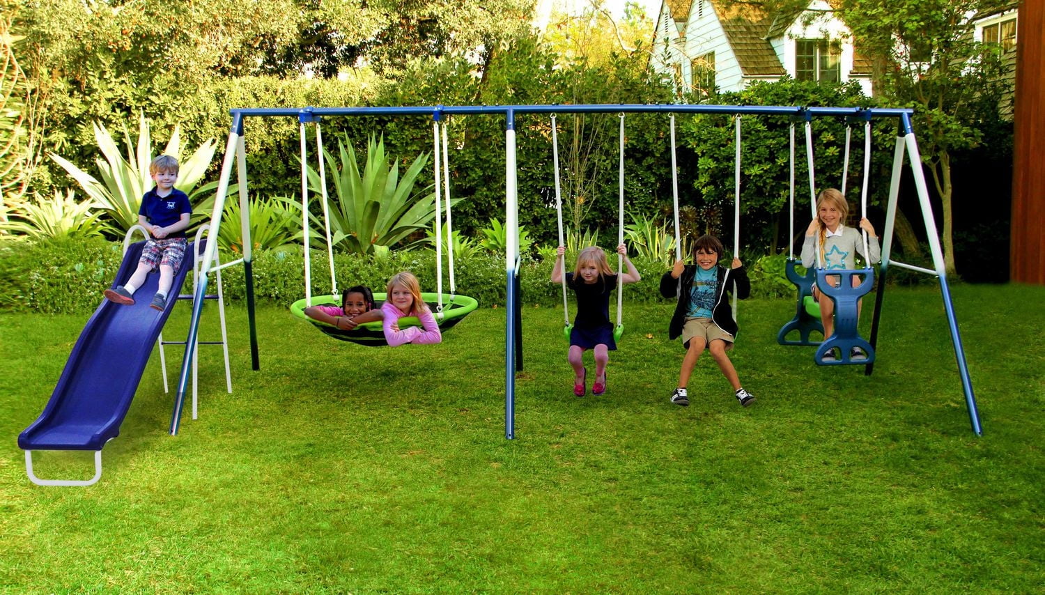 Sportspower Rosemead Metal Swing Set