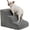 Gray, variant on Made4Pets Dog Stairs Ramp for Small Dogs, 3-Step Dog Steps for Bed Couch Sofa and Chair, Gray