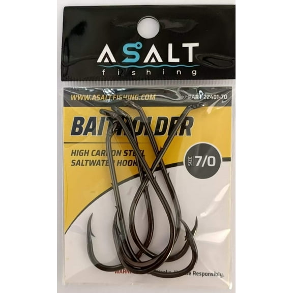 Asalt Fishing Baitholder Hooks Size 1