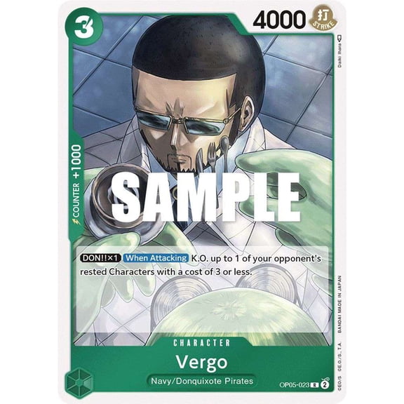 One Piece Awakening of the New Era Rare Vergo OP05-023
