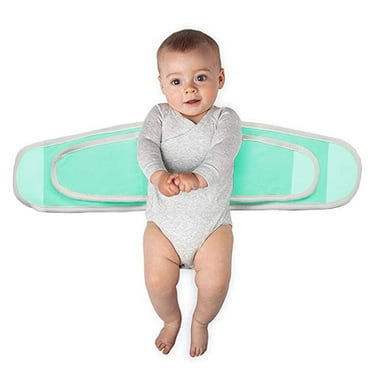 fenze Over 2 Months Baby Simple Swaddle Newborn Belly Protector with Sleep Bag,Adjustable Arms Safe Sleeping Swaddle Wrap,Four Seasons