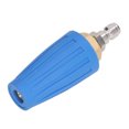 thumbnail image 1 of Durable Brass & Ceramic High-Pressure Rotating Nozzle with 1/4 Inch Quick Connector, 4000 PSI Working Pressure, 12mm Hole Diameter, 60℃ Operating Temp, Lightweight Design for Commercial/Industrial, 1 of 6