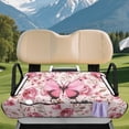 thumbnail image 3 of chaqlin Golf Cart Seats Cushion Covers Easy Install Cute, Compatible with Sports Club Car Golf Cart Golf Cart Seat Covers(Pink Butterfly and Floral Pattern), 3 of 8