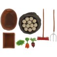 thumbnail image 1 of Miangastore Modèles d'Outils de Ferme en Plastique 1 Ensemble 2.4x2.4x0.6in, 1 of 8