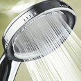 thumbnail image 2 of Cabezal de ducha con boquilla presurizada, accesorios de baño Abs, ahorro de agua de alta presión, cabezal de ducha cromado, 1 ud., 2 of 5