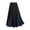 Blue, variant on Viikei Womens Fall Fashion 2025 Women Plus Size Bandage Patchwork High Waist Midi Skirt Gothic Pleated Skirt